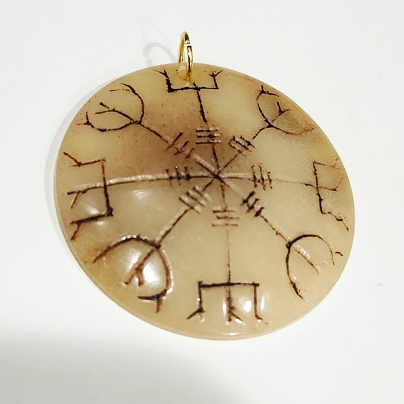 Amulet HELM OF EMPOWERMENT NORDIC VIKING Pendant - Picture 1 of 3